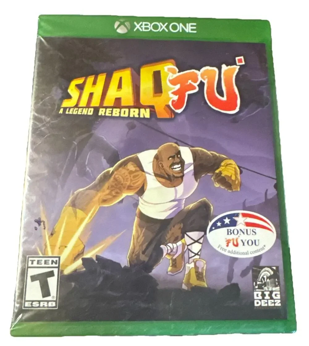 Shaq Fu: A Legend Reborn (Microsoft Xbox One, 2018) BRAND NEW SEALED